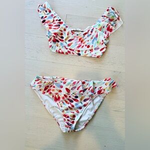 Stella Cove Red and White Bikini Set